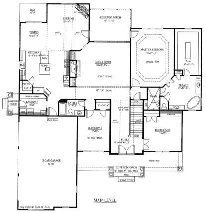 Floorplan 1 for House Plan #286-00057