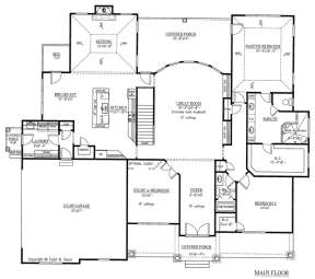 Floorplan 1 for House Plan #286-00058