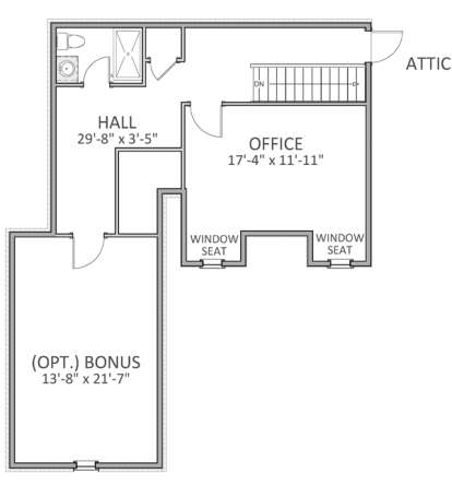 Floorplan 2 for House Plan #6849-00020