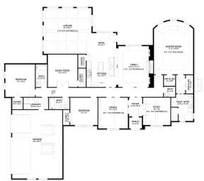 Floorplan 1 for House Plan #9940-00007