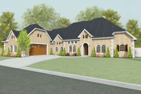 European House Plan #9940-00008 Additional Photo