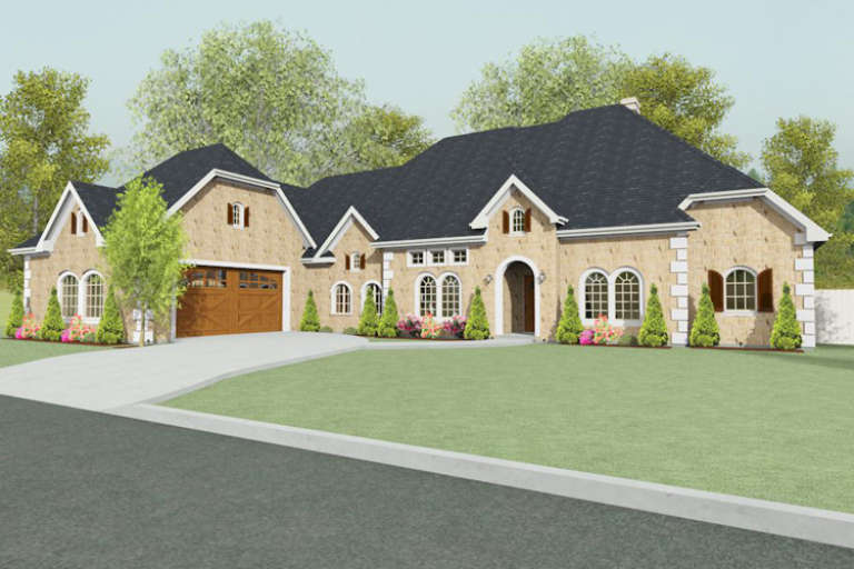 European House Plan #9940-00008 Additional Photo
