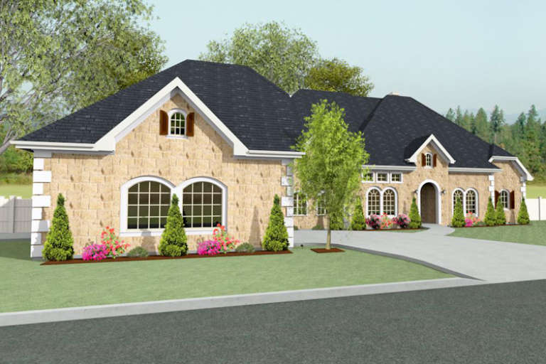 European House Plan #9940-00008 Additional Photo