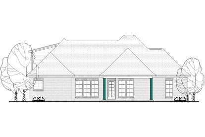 French Country House Plan #041-00124 Elevation Photo