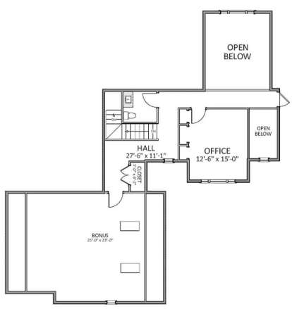 Floorplan 2 for House Plan #6849-00021
