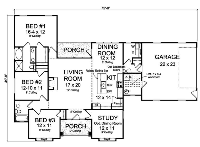 House Plan House Plan #16888 Drawing 1