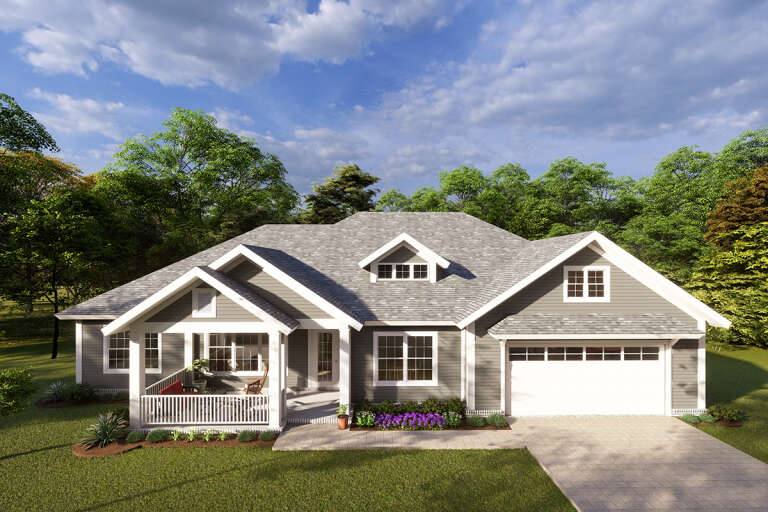 House Plan House Plan #16891 Front Elevation 