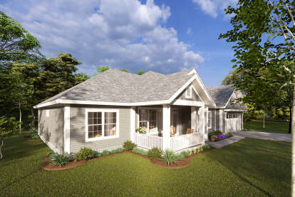 Ranch House Plan #4848-00330 Elevation Photo