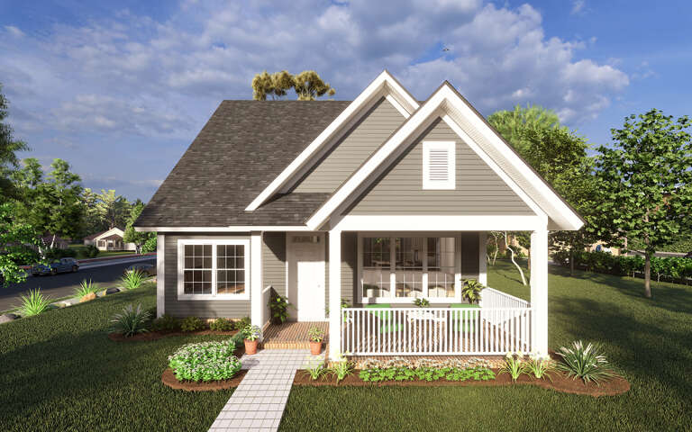 House Plan House Plan #16892 Front Elevation 