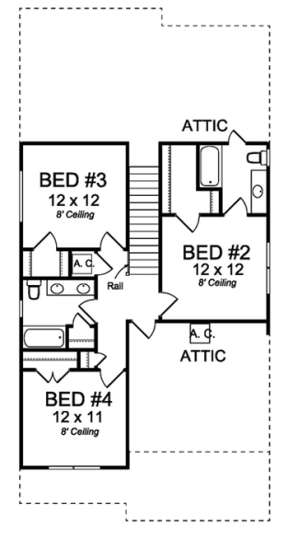 Floorplan 2 for House Plan #4848-00334