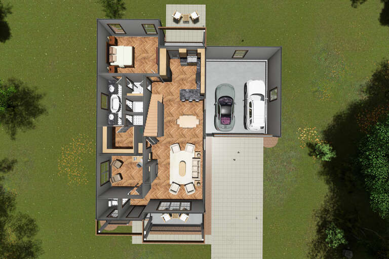 House Plan House Plan #16895 Drawing 3