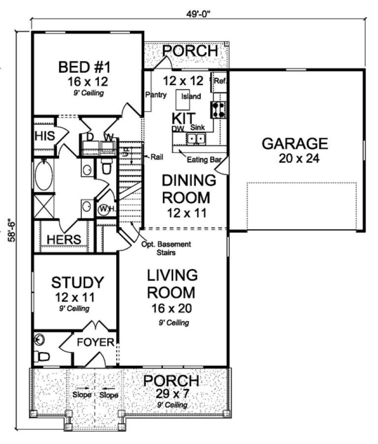 House Plan House Plan #16896 Drawing 1