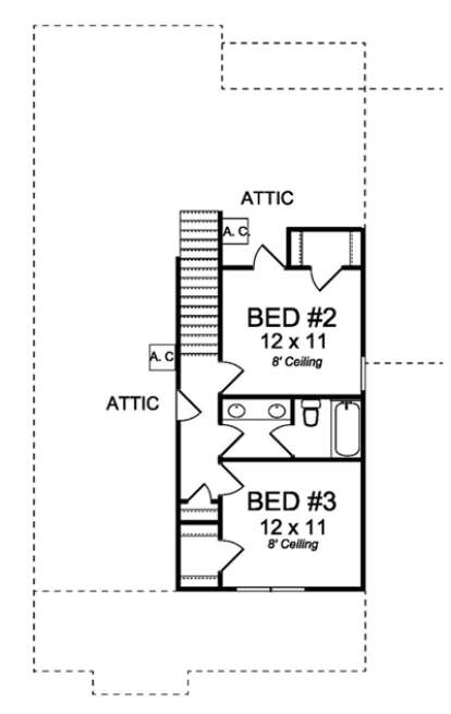 Second Floor for House Plan #4848-00335