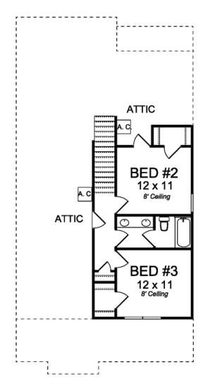 Floorplan 2 for House Plan #4848-00336
