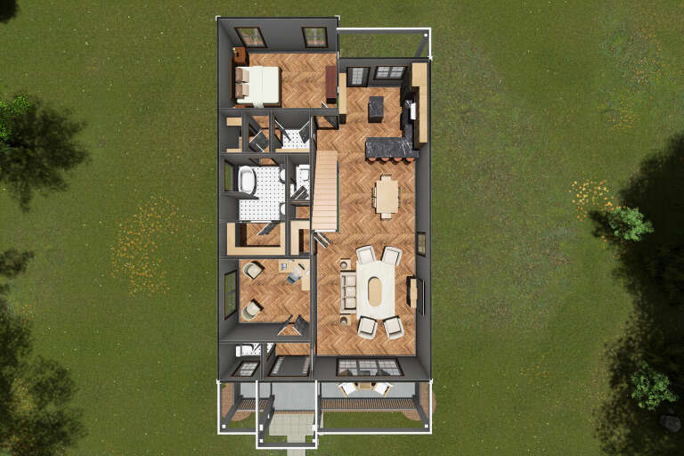 House Plan House Plan #16897 Drawing 3