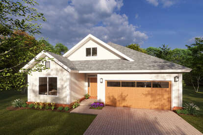 House Plan House Plan #16898 Angled Front Elevation