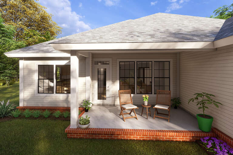 Narrow Lot House Plan #4848-00337 Elevation Photo
