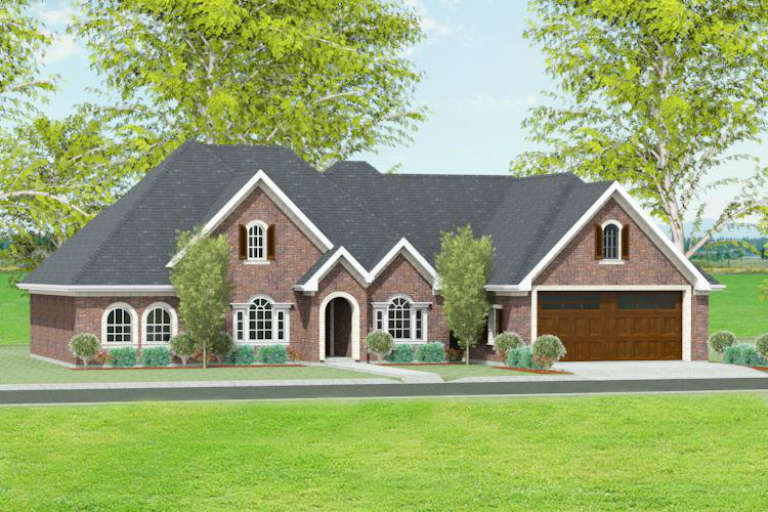 House Plan House Plan #16900 Front Elevation
