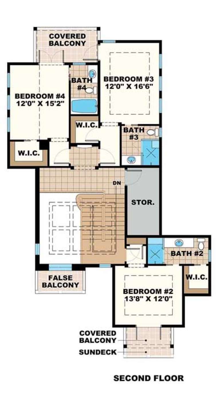 House Plan House Plan #16901 Drawing 2