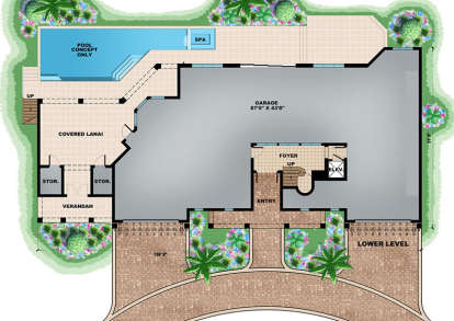 House Plan House Plan #16905 Drawing 1