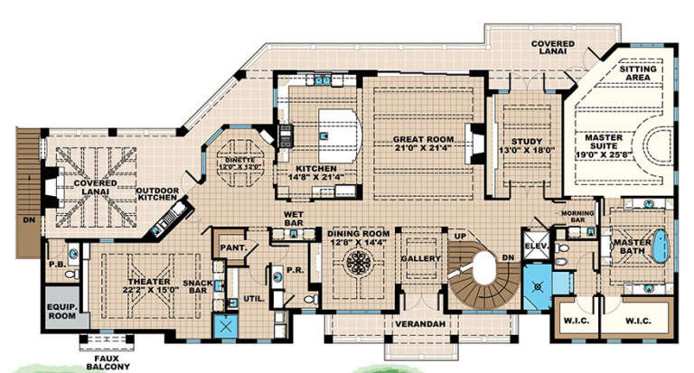 House Plan House Plan #16905 Drawing 2