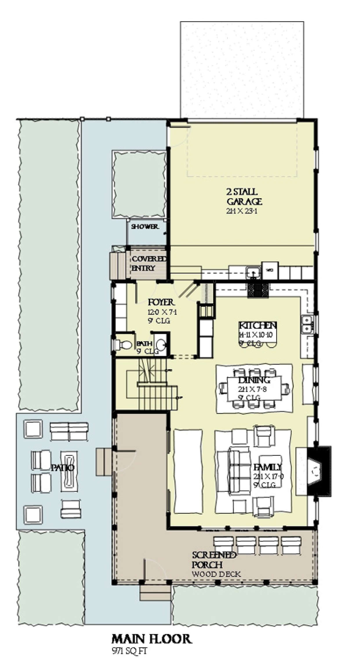 Floorplan 1 for House Plan #1637-00112