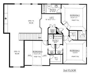 Floorplan 2 for House Plan #286-00063