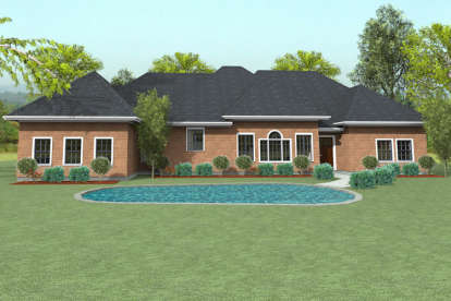 French Country House Plan #9940-00010 Elevation Photo