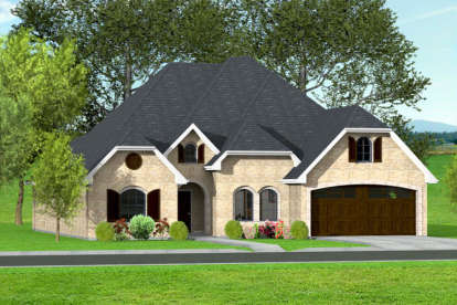 Texas House Plan #9940-00011 Elevation Photo