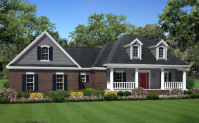 Country House Plan #348-00244 Elevation Photo