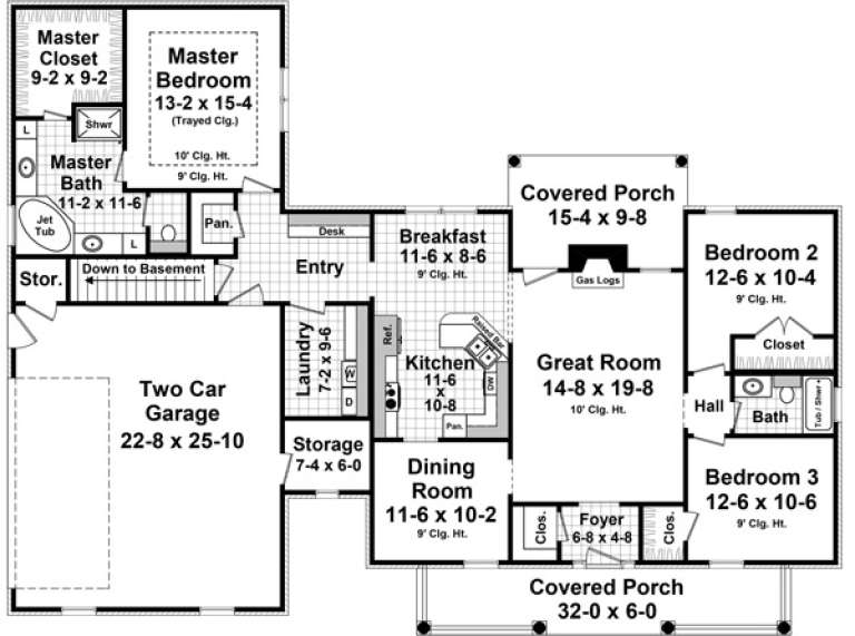 House Plan House Plan #16913 Drawing 1
