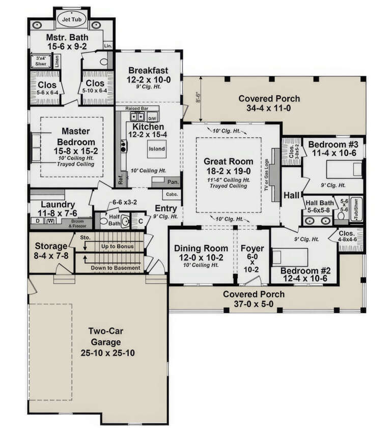 House Plan House Plan #16915 Drawing 1