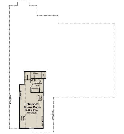 Bonus Room for House Plan #348-00246