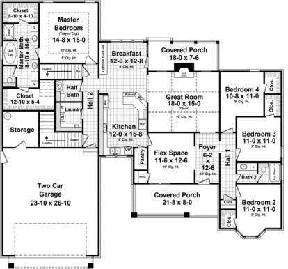 Main Floor for House Plan #348-00247