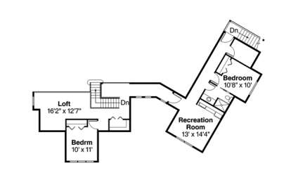 Floorplan 2 for House Plan #035-00691