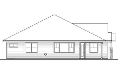 Ranch House Plan #035-00692 Elevation Photo