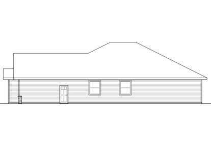 Ranch House Plan #035-00692 Elevation Photo