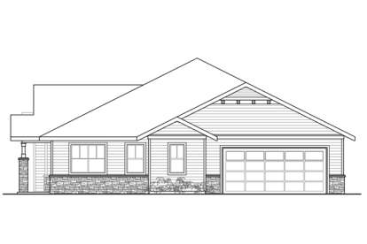 Ranch House Plan #035-00692 Elevation Photo