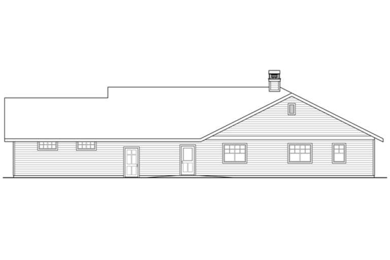 Lake Front House Plan #035-00697 Elevation Photo