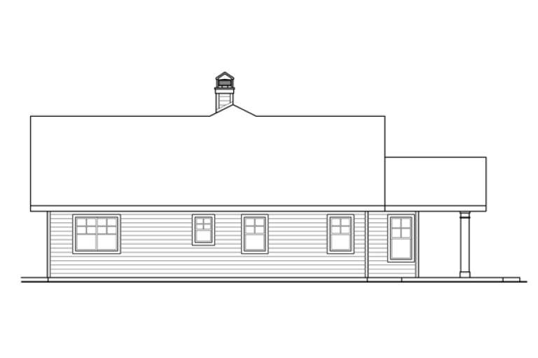 Lake Front House Plan #035-00697 Elevation Photo