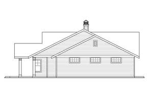 Lake Front House Plan #035-00697 Elevation Photo