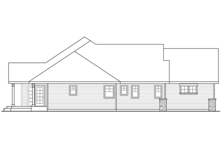 Craftsman House Plan #035-00698 Elevation Photo