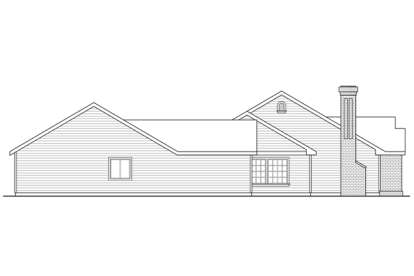 Classical House Plan #035-00699 Elevation Photo