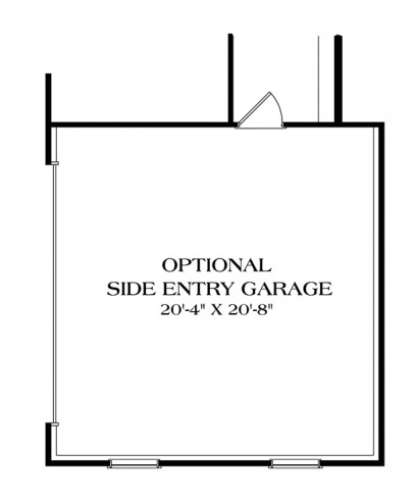 Garage Option for House Plan #3323-00584