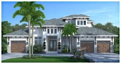 4 Bed, 5 Bath, 4315 Square Foot House Plan - #207-00004