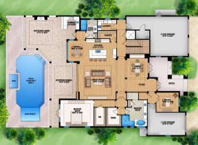 Floorplan 1 for House Plan #207-00004