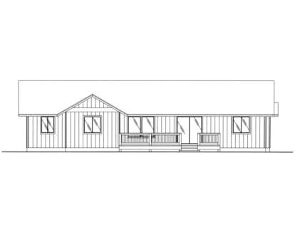 Ranch House Plan #039-00353 Elevation Photo