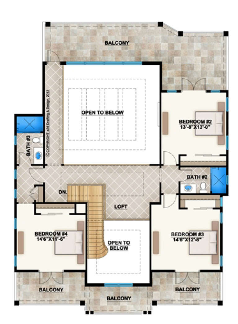 House Plan House Plan #16940 Drawing 2