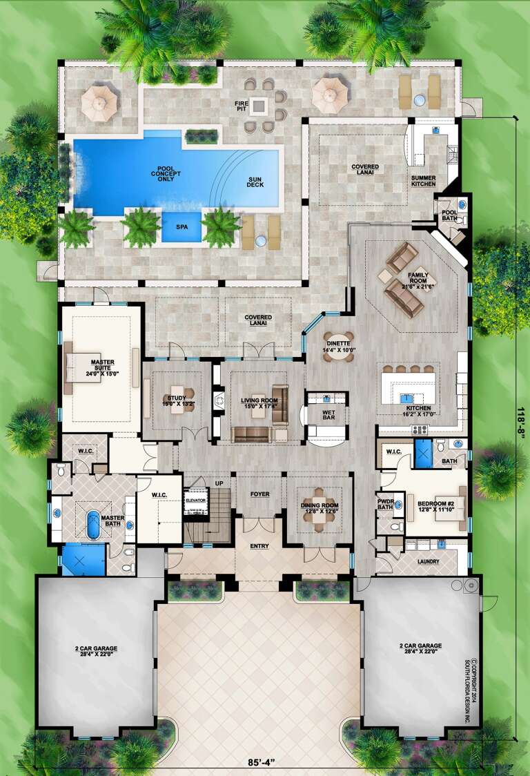 House Plan House Plan #16946 Drawing 1