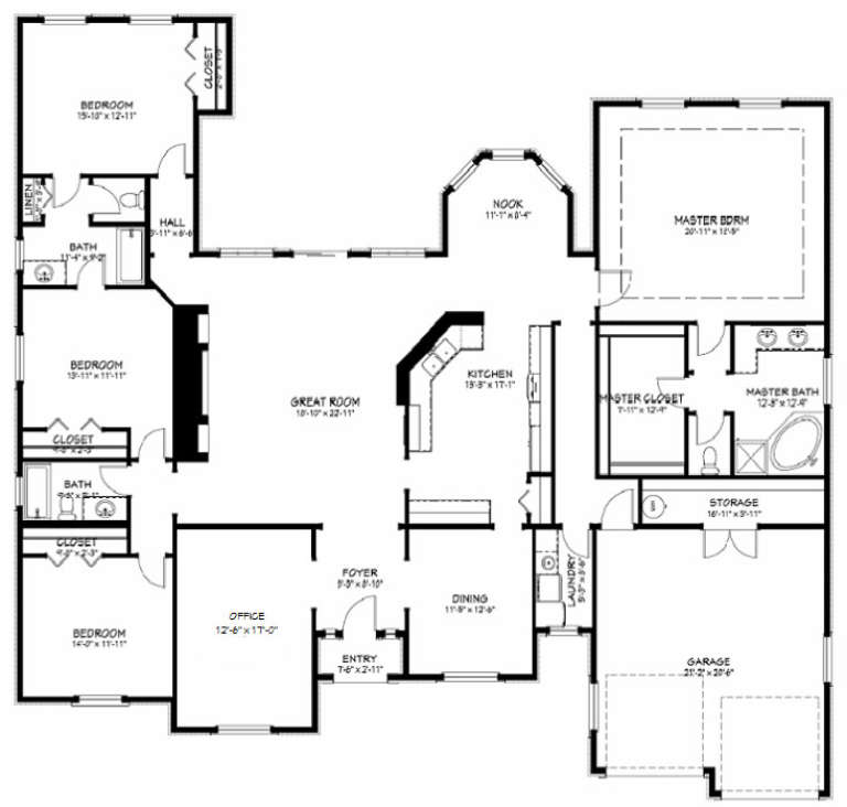House Plan House Plan #16949 Drawing 1